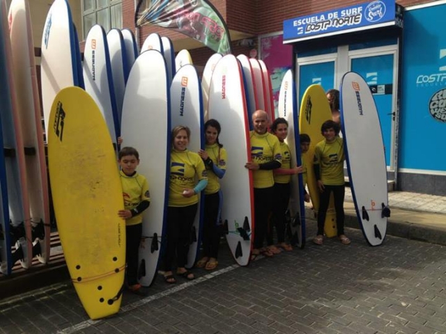 preparados para el curso de surf